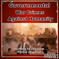 Governmental War Crimes Against Humanity - GIF animé gratuit