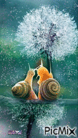 escargot animovaný GIF