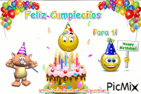Feliz Cumpleaños - Ücretsiz animasyonlu GIF