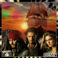 Piratas ....y un corazón perdido animált GIF