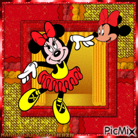 ♥Minnie Mouse does Ballet in Red & Yellow♥