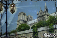 Notre Dame de Paris avait 856 ans (tristesse - Gratis animeret GIF