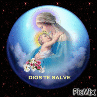 SALVE MADRE - Free animated GIF
