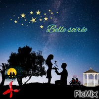Belle soirée - Animovaný GIF zadarmo