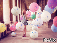 balloons - Gratis animeret GIF