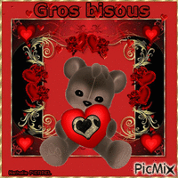 Gros bisous - Безплатен анимиран GIF