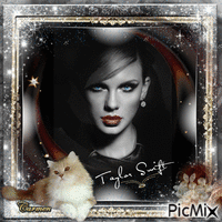 Ritratto di Taylor Swift - Ingyenes animált GIF