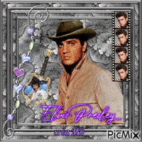 Elvis presley geanimeerde GIF