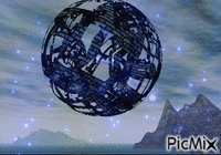 spaceball  original backgrounds, painting,digital art by tonydanis - Безплатен анимиран GIF