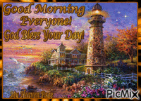 Good Morning Everyone! God Bless Your Day! - Bezmaksas animēts GIF