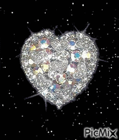 Crystal Heart animēts GIF