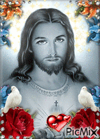 El amor de JESÚS - GIF animado gratis