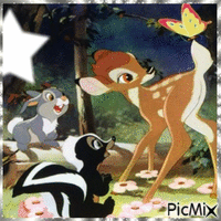 Bambi - GIF animé gratuit