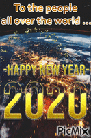 Happy New Year анимирани ГИФ