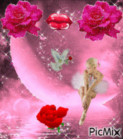 le rose - Δωρεάν κινούμενο GIF