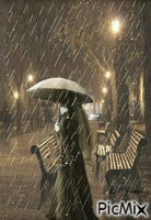 la pluie - Gratis animerad GIF