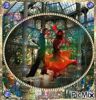 Palacio de Cristal à Madrid - GIF animado gratis