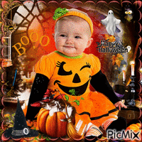Halloween doux pour les Enfants - Ingyenes animált GIF