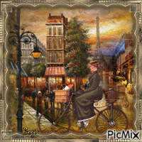 Memories from old Paris... 动画 GIF