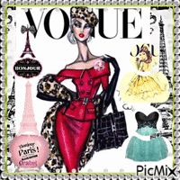 Vogue-3plaze - GIF animé gratuit