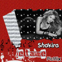 Shakira - GIF animé gratuit
