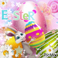 The Easter Bunny is Here! - GIF animasi gratis
