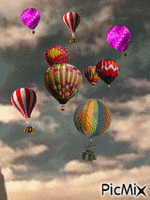 balloon trip GIF animado