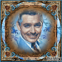 Clark Gable, Acteur américain animovaný GIF