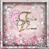 Flores del Corazón - Безплатен анимиран GIF