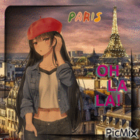 Manga in Paris - GIF animé gratuit