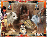 Les Amérindiennes ♥♥♥ GIF animado