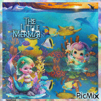 Die kleine Meerjungfrau - GIF animado gratis