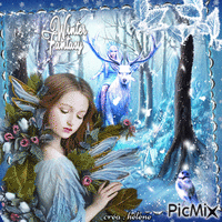 Fantasy de l'hiver - Безплатен анимиран GIF
