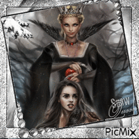 La reina malvada - GIF animé gratuit