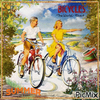 Summer on bicycle