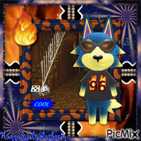 ((Wolfgang the Cool Wolf)) 动画 GIF
