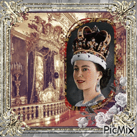 Elizabeth II, Reine d'Angleterre - Portrait Art