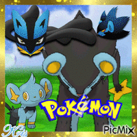 Pokemon Luxray - GIF animate gratis