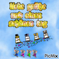Liebe grüße schönen tag - Zdarma animovaný GIF