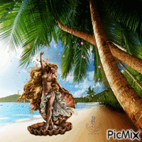 Aphrodite animovaný GIF