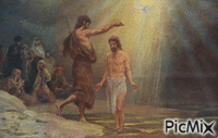 Krštenje isusovo - GIF animado grátis