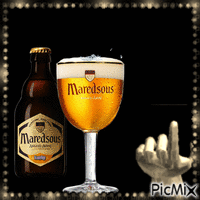 Poisson et bière !!!!! - Безплатен анимиран GIF