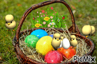 Kellemes Húsvéti Ünnepeket Kívánok - Darmowy animowany GIF