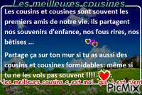 cousins et cousines - 免费动画 GIF