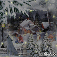 Winter animovaný GIF