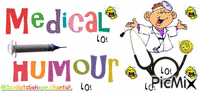 Médical Humour. GIF animado