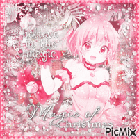 Anime christmas pink