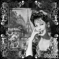 Loretta Young, Actrice américaine Animiertes GIF