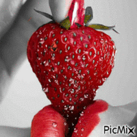 Strawberry geanimeerde GIF