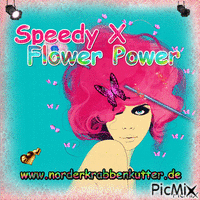 Flower Power - GIF animé gratuit